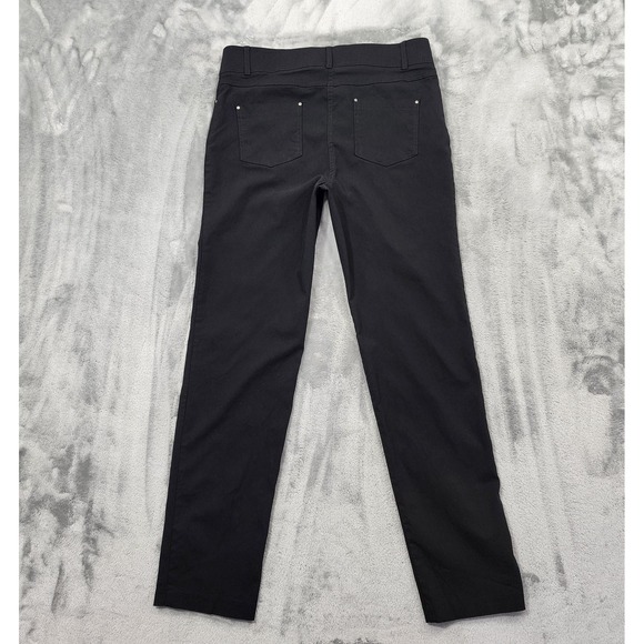 89th + Madison Pants Womens 10 Black Skinny Pull On Stretch Jegging Casual Work - Picture 3 of 11